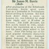 Sir James M. Barrie (1860-