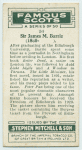 Sir James M. Barrie (1860-