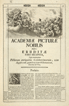 Head-piece.] Academiæ Picturæ Nobilis atque eruditæ pars secunda, [...]