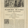 Head-piece.] Partis Secundæ Academiæ Pictoriæ Liber Secundis de vita & encomiis [...]