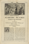 Head-piece.] Partis Secundæ Academiæ Pictoriæ Liber Secundis de vita & encomiis [...]