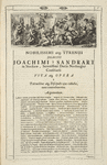 Head-piece.] Nobilissimi atq; Strenui Domini Joachimi â Sandrart in Stockaw, Serenisi mi Ducis Neoburgici Consiliari Vita atg opera [...] Argumentum.