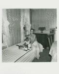 Jeffrey Hayes' home. Doris Perkins & grandchild. 513 McDonough St., Bedford-Stuyvesant, Brooklyn. August 5, 1978.