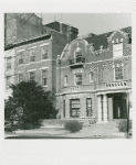 Elisabeth Rauschenbach (house on left). 437 Clinton Ave., Clinton Hill, Brooklyn. March 30, 1978.