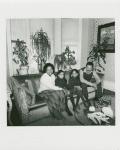 Ed & Ola Hightower & daughters. 134 Maple St., Flatbush, Brooklyn. February 19, 1978.