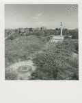 Fort Greene Park from roof of 130 St. Edwards St., Fort Greene, Brooklyn. May 1, 1978.