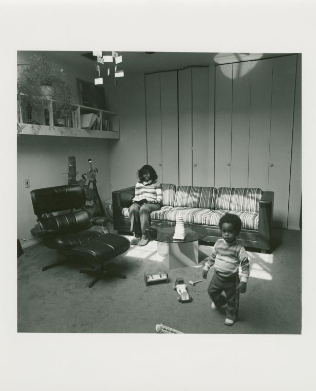 Sharon Simmons & Hank. 127 Sixth Ave., Park Slope, Brooklyn. April 24, 1978.