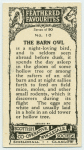 Barn Owl.