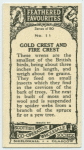 Gold Crest and Fire Crest.