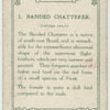 Banded Chatterer.