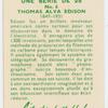 Thomas Alva Edison.