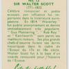 Sir Walter Scott.