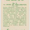 Duke of Wellington.