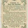 Bury the hatchet.