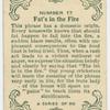 Fat's in the fire.