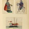 Person ; Man on horseback ; Boat