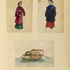 Person ; Person ; Boat with two men rowing