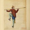 Man wielding bayonet