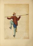 Man wielding bayonet