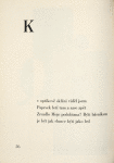 K [letter K - poem]