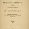Description of the Wilton House Diptych, containing a contemporary portrait of King Richard the Second,