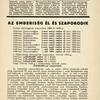 Dokumentum. [Copy right declaration in Hungarian [Magyar], German & French]. Az emberiség él és szaporodik
