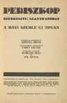 Periszkop. Március 1925. (Title page)