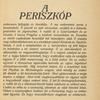 A Periszkóp. [Editorial]