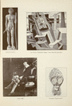 Egyiptomi faszobor; Vera Idelson: Szinpadkép Ruggero Vasari Maschinenangstjához; Tavasz [= Spring] 1925; Táncmaszk Ujpomeraniából.