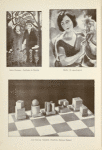Henry Rousseau: Apollinaire és Muzsája; Márffy: Nő napraforgóval; Josef Hartwig: Sakkjáték [Chess set]. (Staatliches Bauhaus Weimar.)
