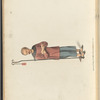 A malefactor chained to an iron bar