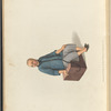 A man fastened to a block of wood