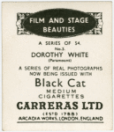 Dorothy White.
