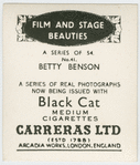 Betty Benson.
