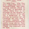 Alias Mary Dow.