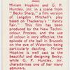 Becky Sharp.