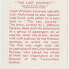 The last journey.