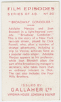 Broadway gondolier.