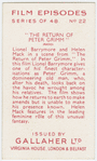 The return of Peter Grimm.