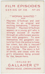 Woman wanted.