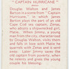 Captain hurricane.