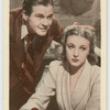 Laraine Day and Tom Brown in "Sergeant Madden."