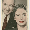 Sara Haden and Minor Watson in "The Hardy's ride high."