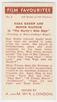 Sara Haden and Minor Watson in "The Hardy's ride high."