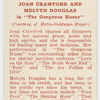 Joan Crawford and Melvyn Douglas in "The Gorgeous Hussy."