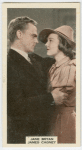 Jane Bryan and James Cagney in "Each dawn I die."
