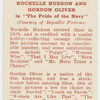Rochelle Hudson and Gordon Oliver in "The pride of the navy."