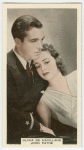 Olivia de Havilland and John Payne in "Wings of the navy."