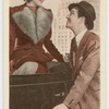 Myrna Loy and Robert Taylor in "Lucky night."