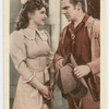 Rosemary Lane and James Cagney in "Oklahoma Kid."
